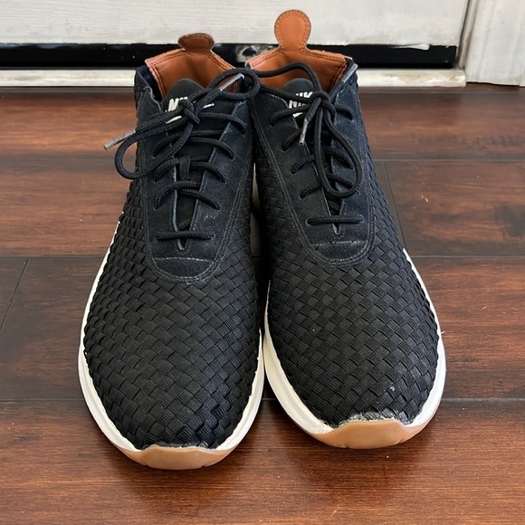 Nike Air Woven Boot Sneaker Lace Up Black Dark Russet 924463-002 Men's S… - Picture 4 of 12